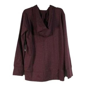 NWT Rumi + Ryder Maroon Zipper Hoodie Jacket sz S 6 7